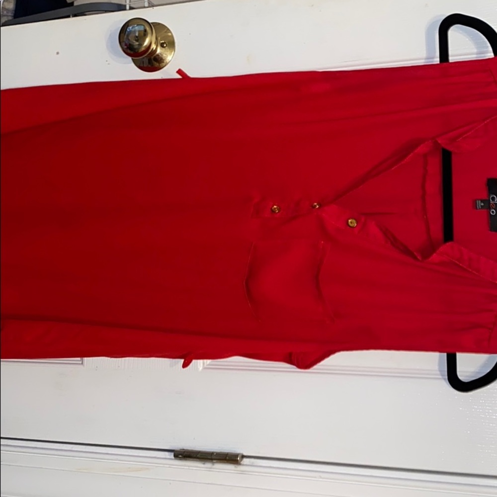 Red dress